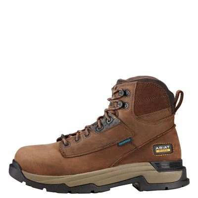 Ariat MasterGrip 6" - Werkschoenen Bruin Heren - 42619-671